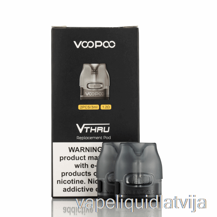 Voopoo V.thru Pro Nomaiņas Pods 1,2ohm Spirālveida Spole Pod Vape šķidrums